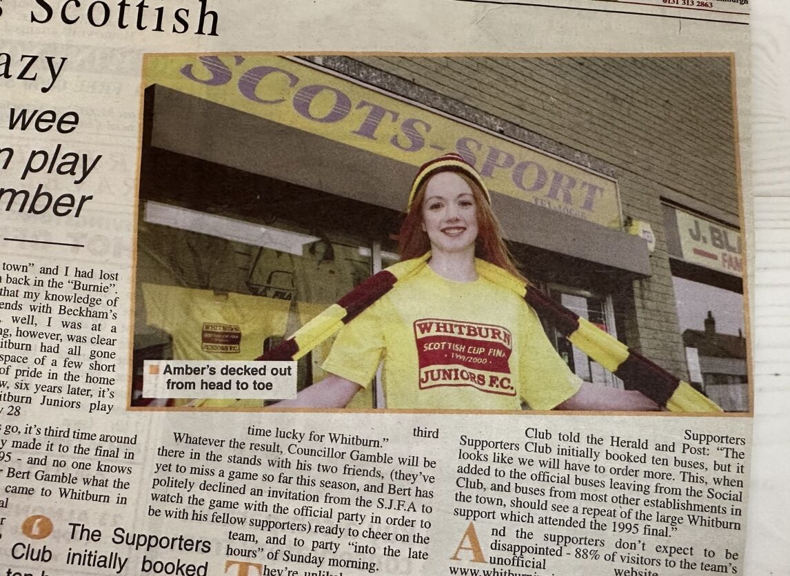 Whitburn Juniors article