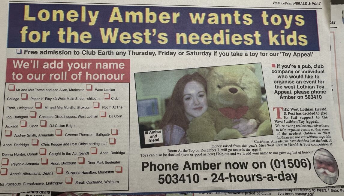 West Lothian Toy Appeal