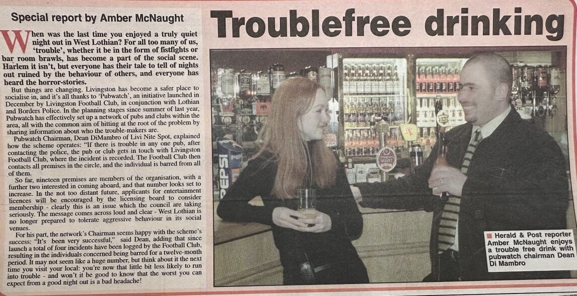 Amber McNaught. West Lothian Herald & Post