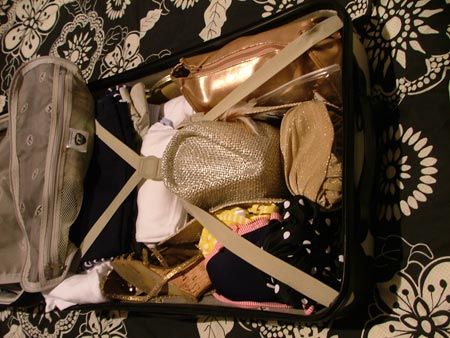 Suitcase: one side of