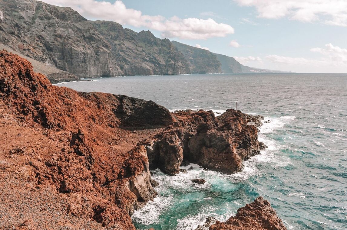 The coastline at Masca, Tenerife