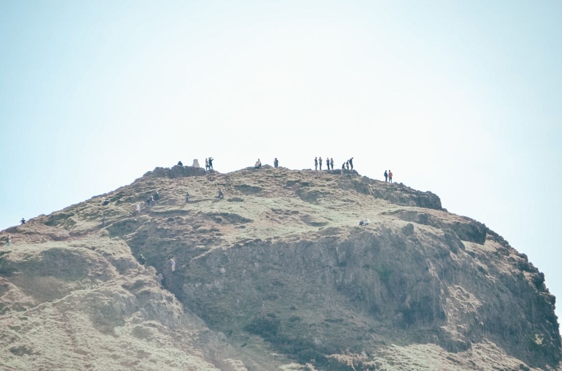 Climbing Arthur's Seat, Edinburgh