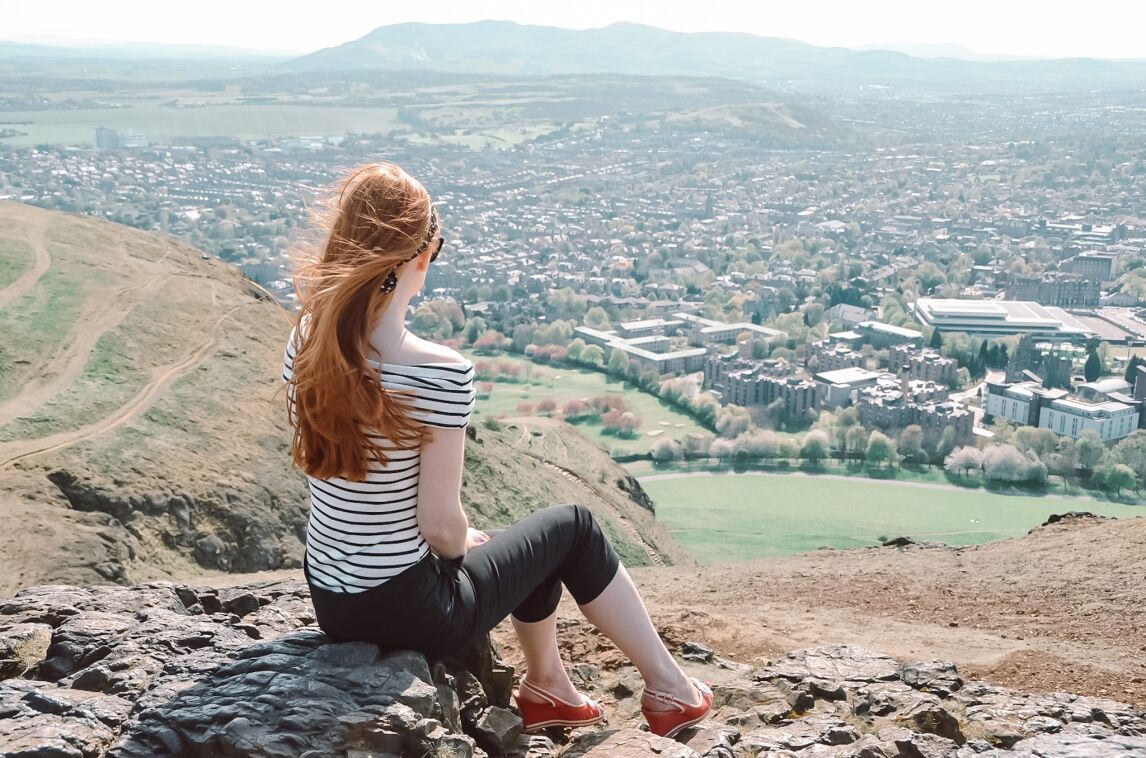 Climbing Arthur's Seat, Edinburgh
