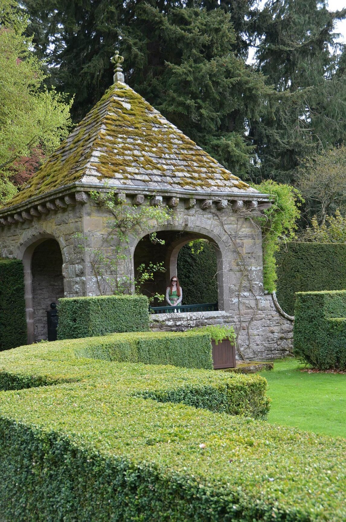 the grounds of Glamis Castle, Scotland