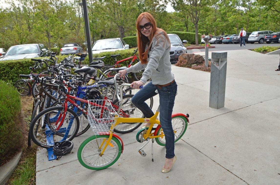 Google bicycles at Google HQ