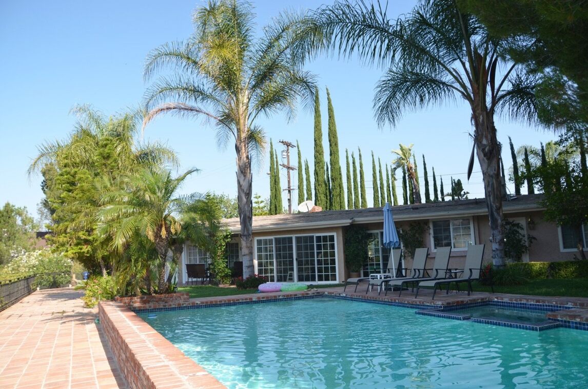 Vacation home with pool in Encino, California