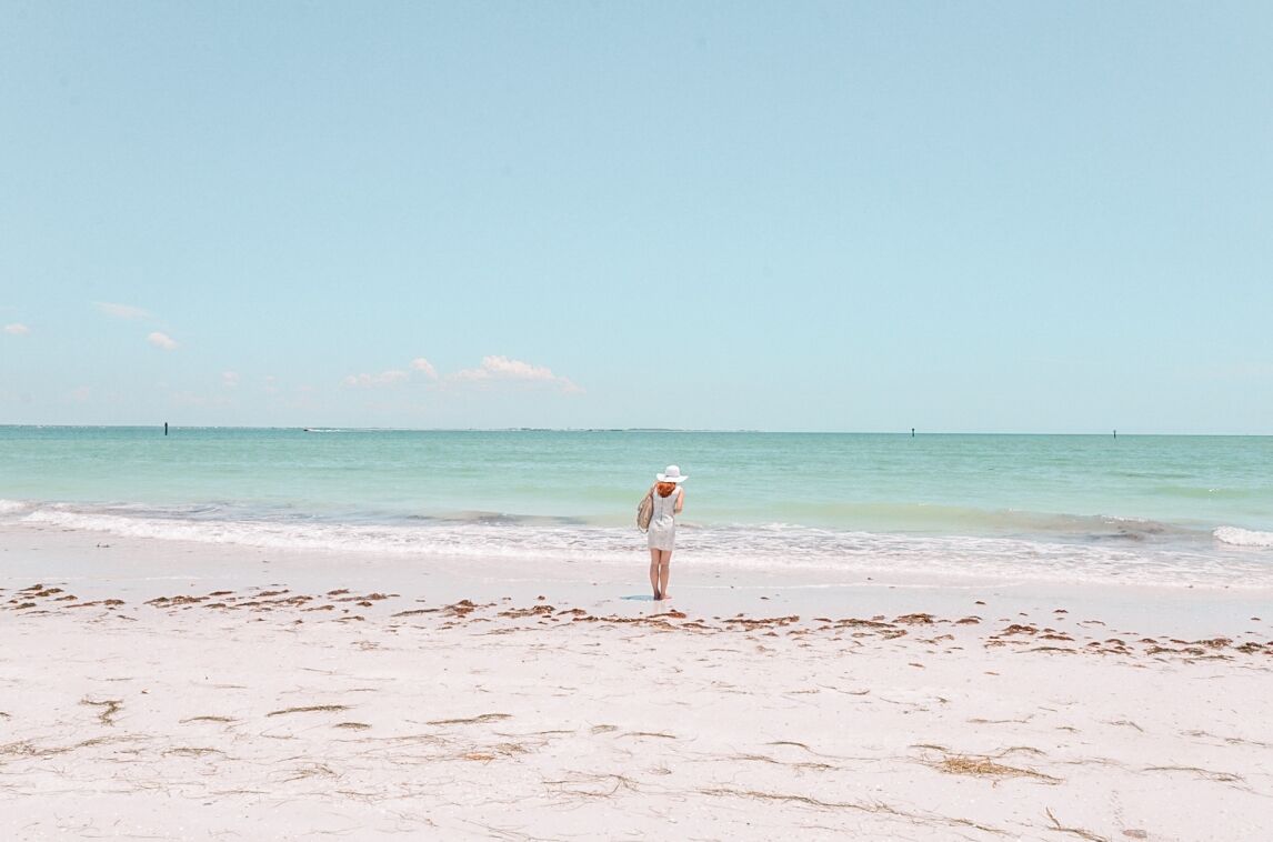deserted island off Tarpon Springs, Florida