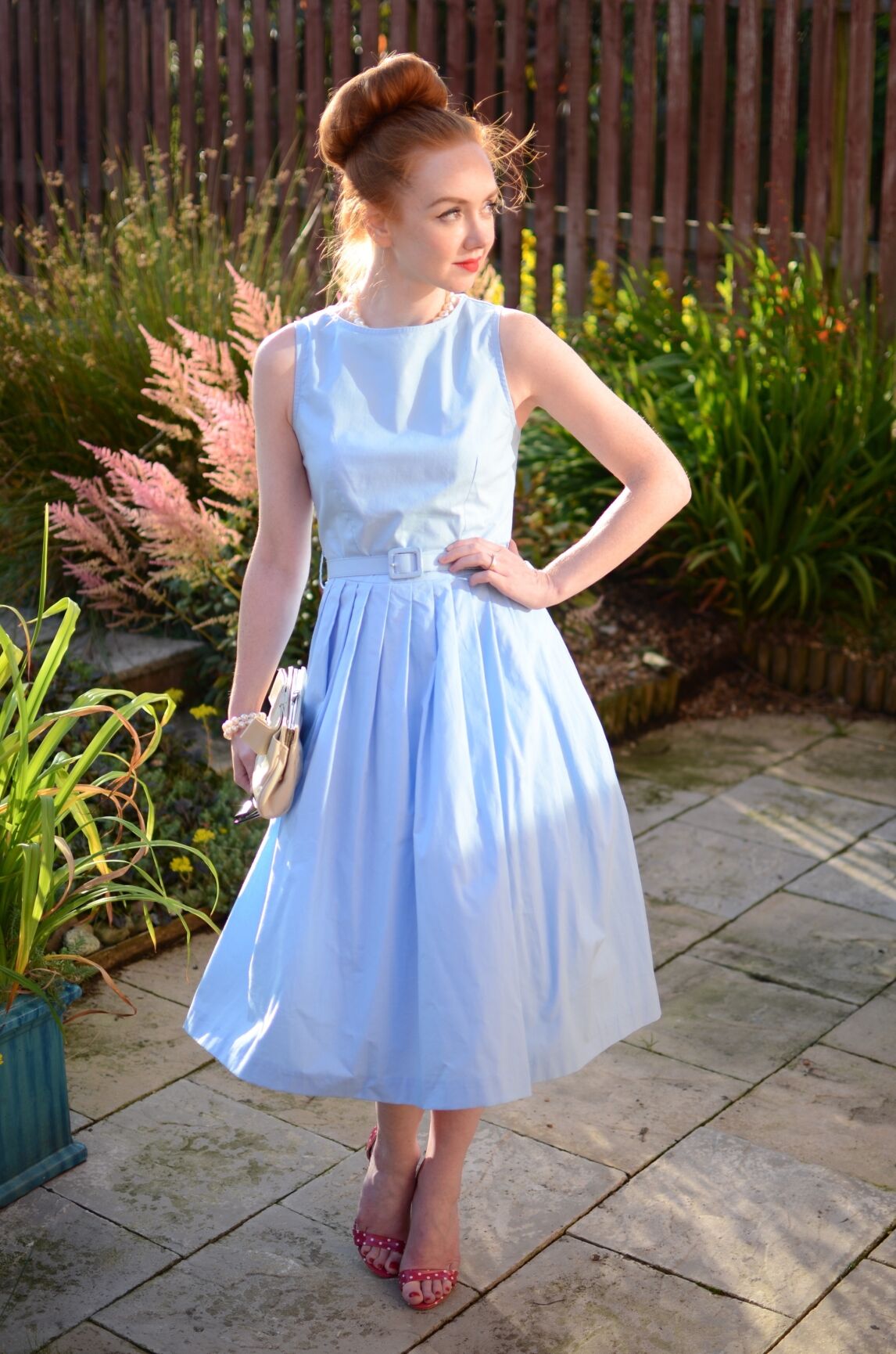 50s inspired prom dress outfit