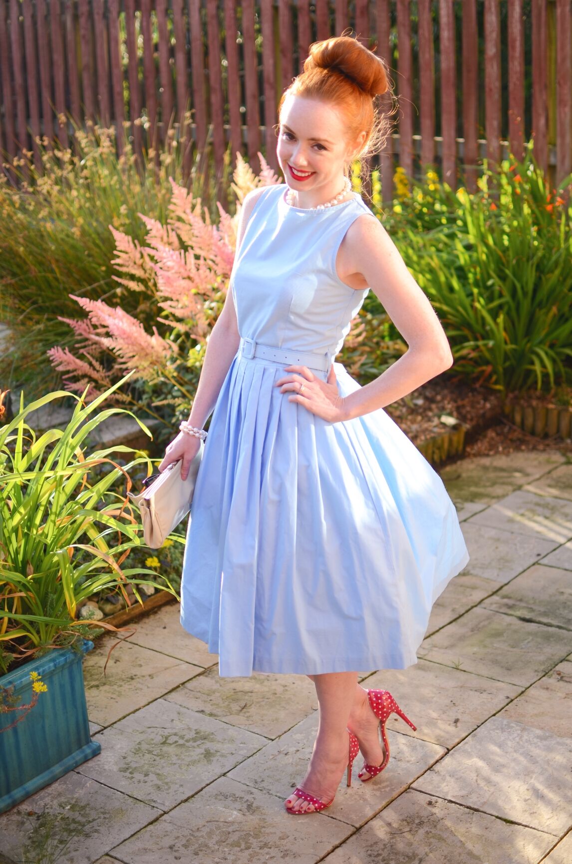 50s inspired prom dress outfit