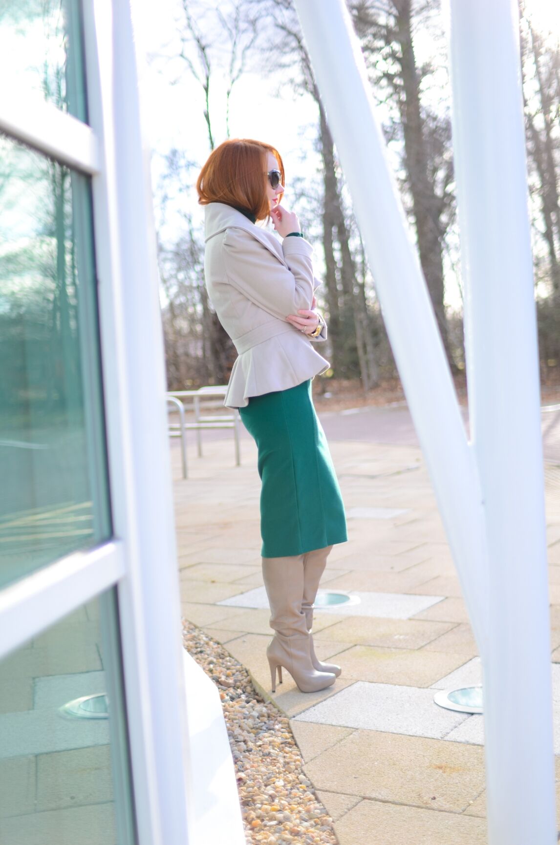 retro inspired winter outfit 