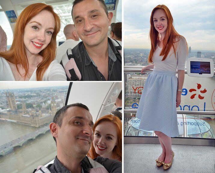 on board The London Eye