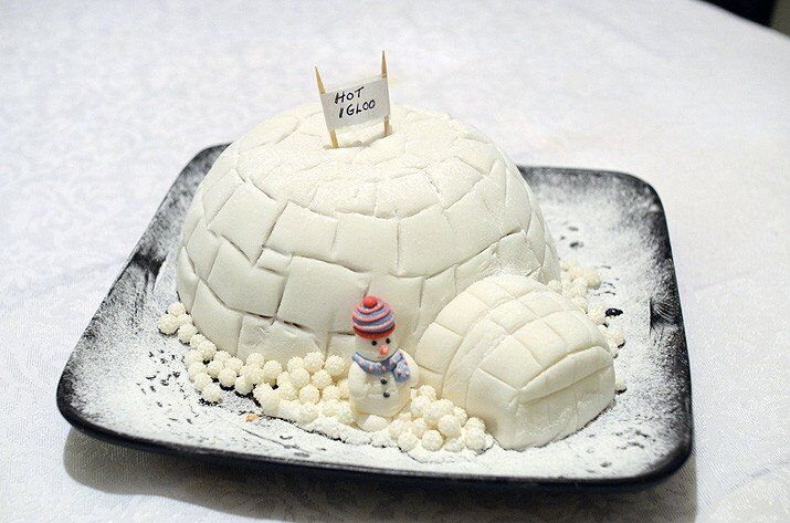 Igloo cake 