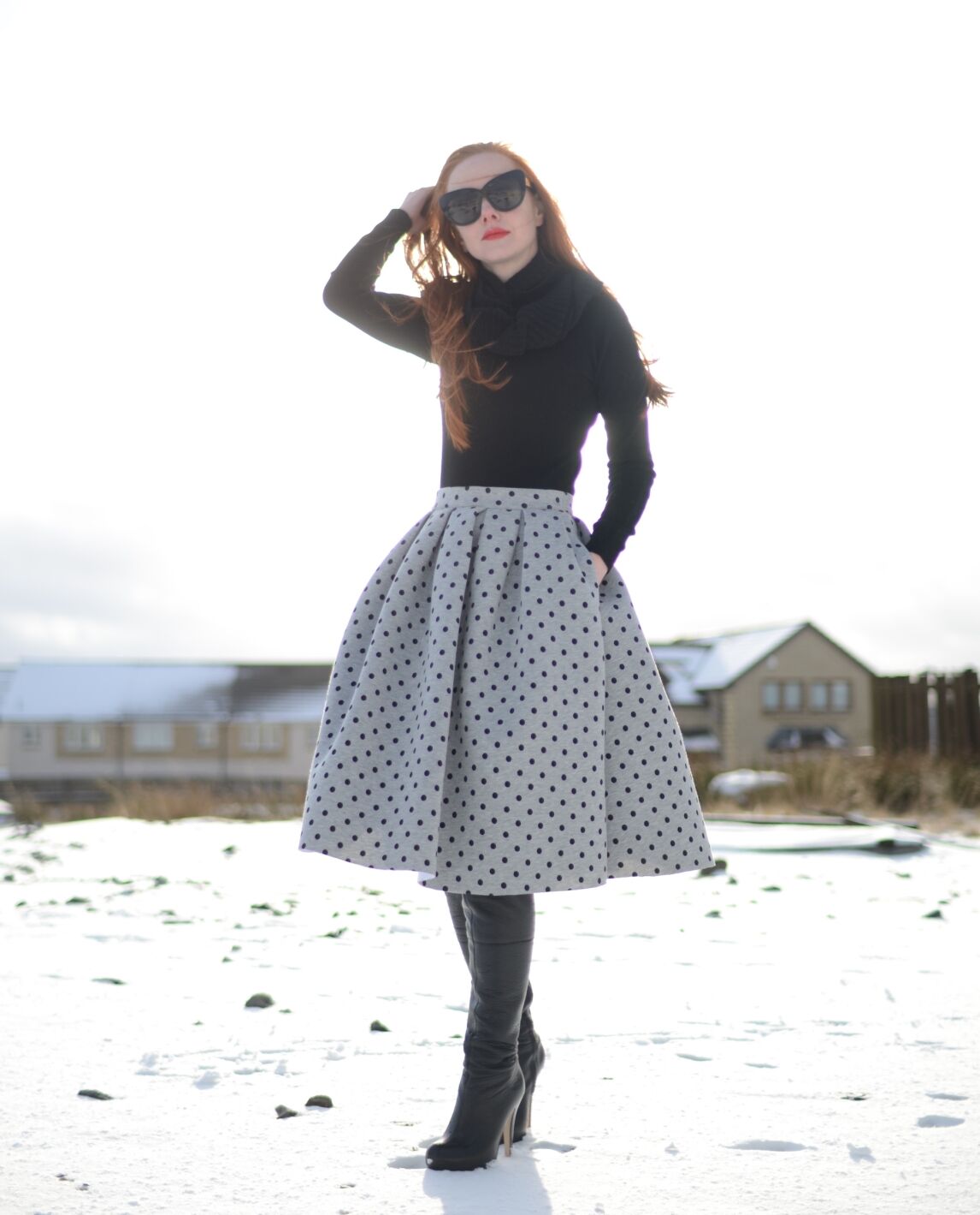 how to style a midi skirt