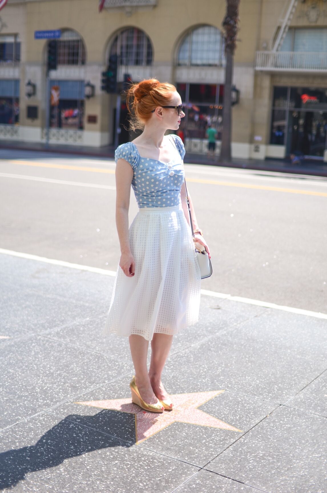 On the walk of Fame, Hollywood Boulevard