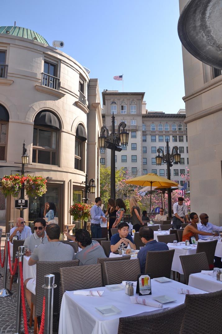 cafe on Via Rodeo, Beverly Hills