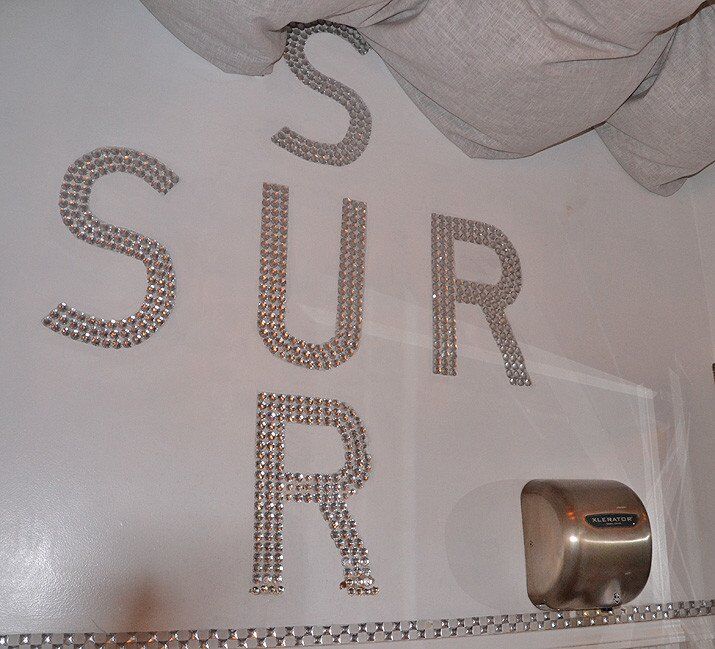 bathroom at Sur