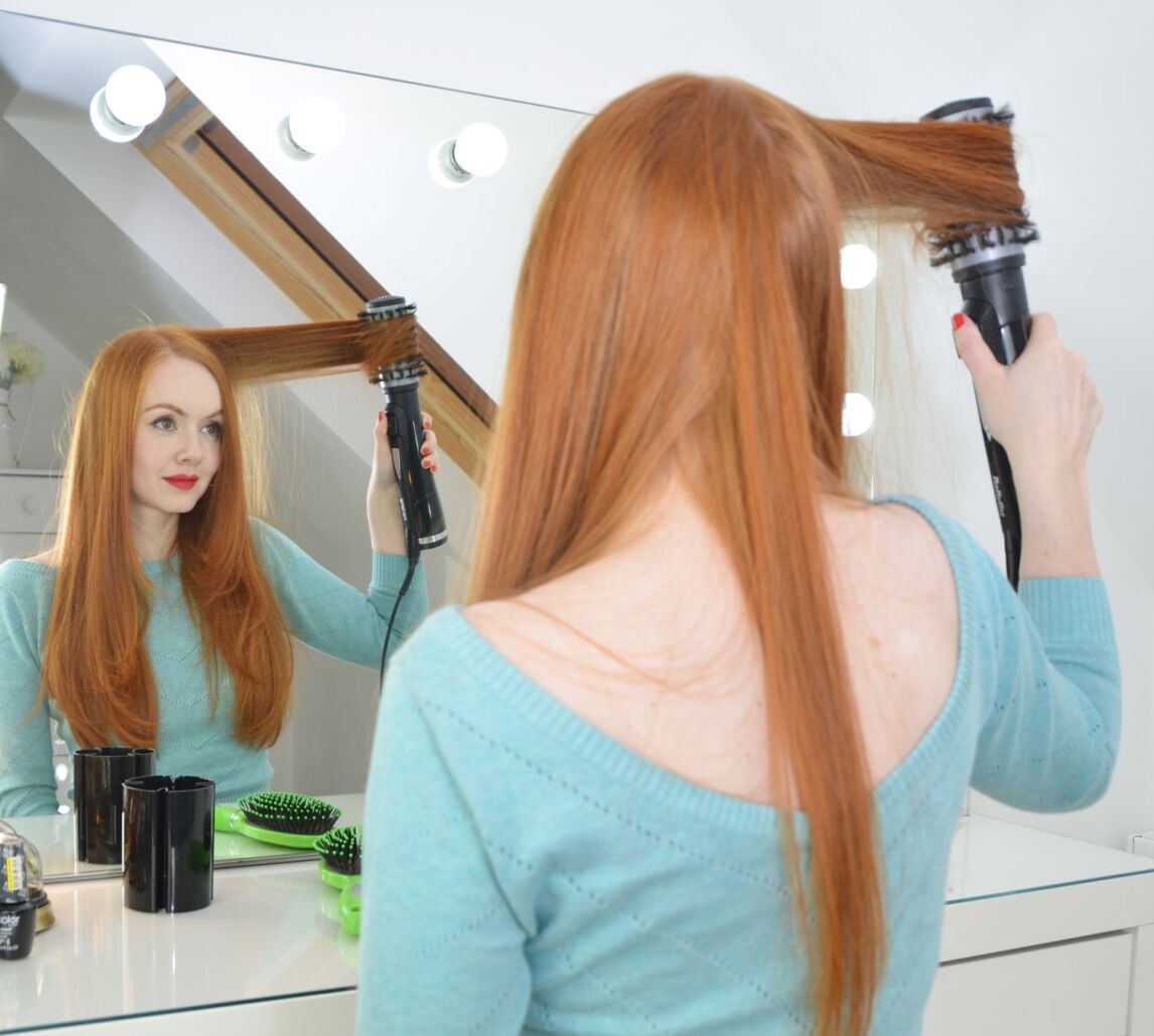 How to blow dry hair using the Babyliss Big Hair Rotating Styler