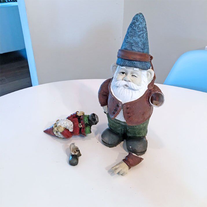broken gnomes