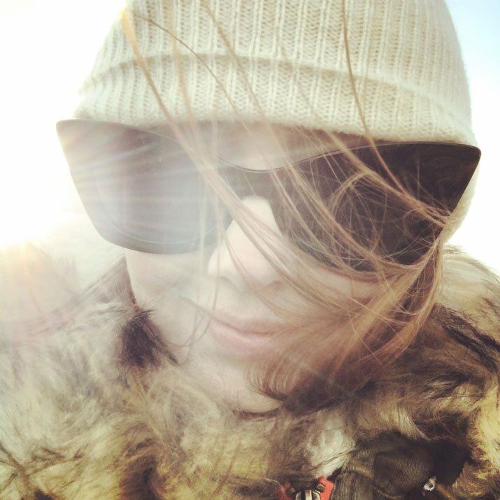 selfie in the high winds