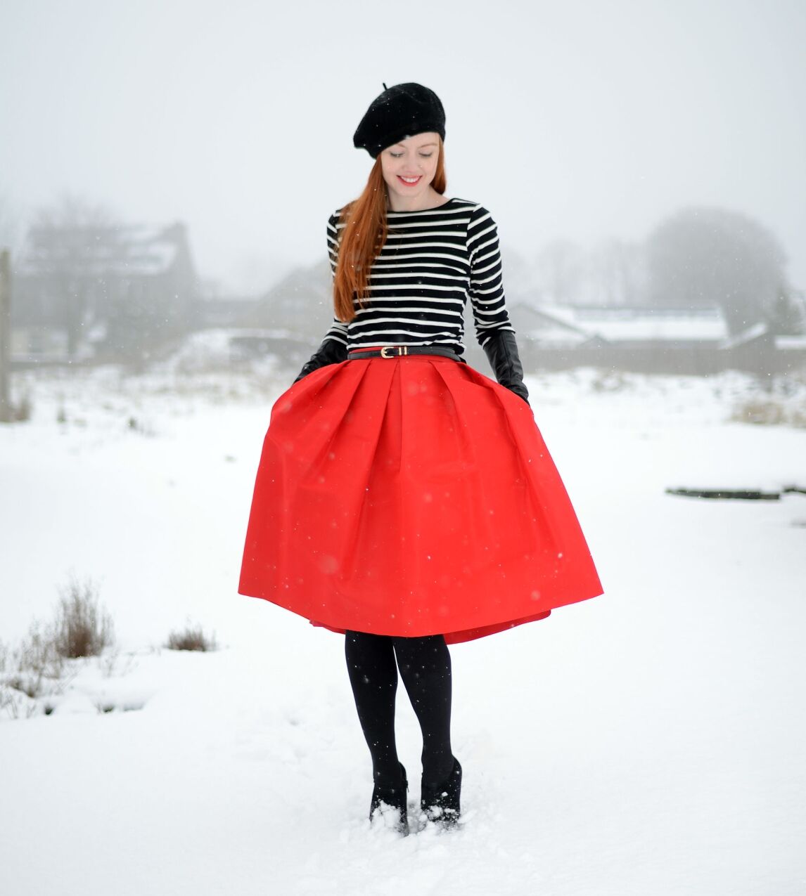 how to style a midi skirt