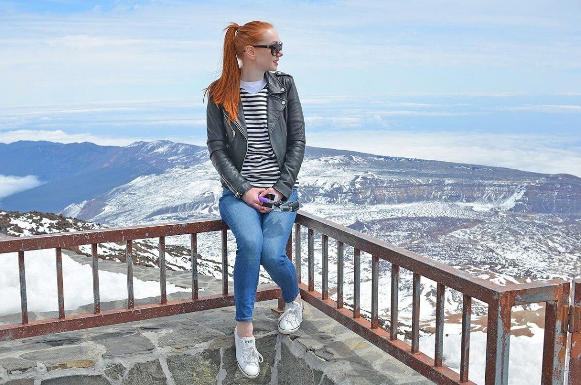 On the summit of Mount Teide, Tenerife