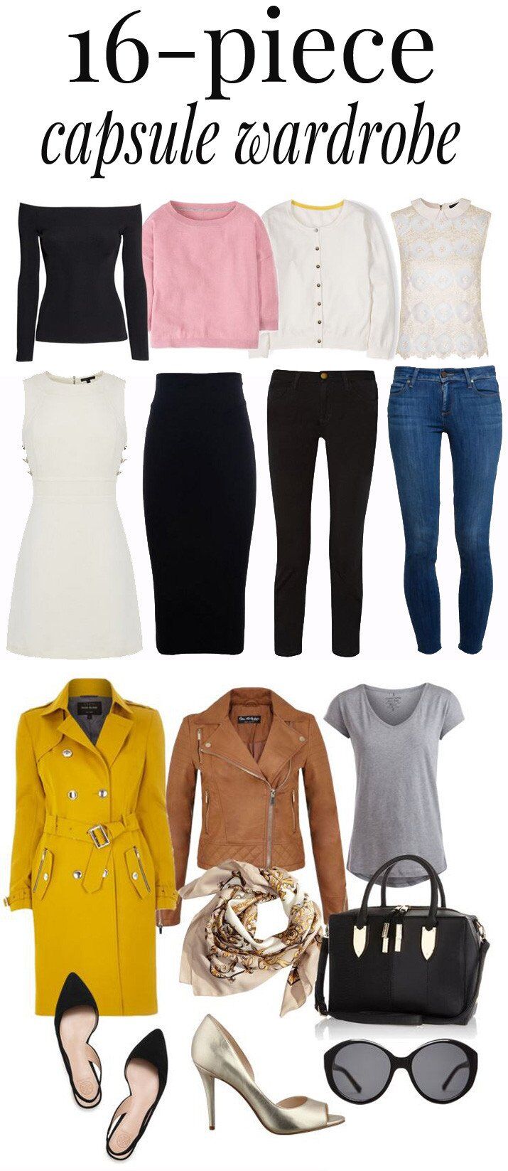 16-piece capsule wardrobe