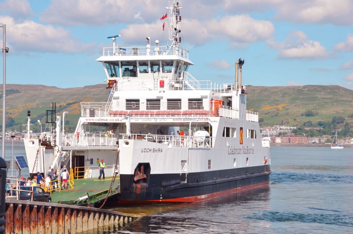 ferry to Millpoprt, Scotland