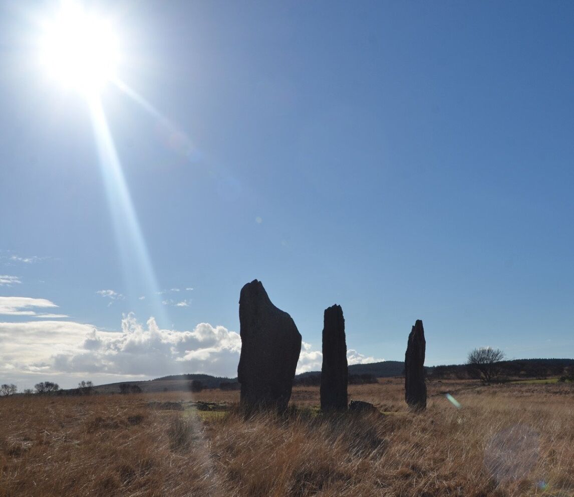 Machrie Moor stone circles on Arran, Scotland