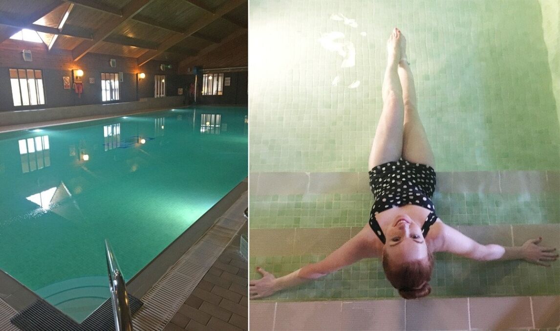 The pool at Auchrannie House Hotel, Arran, Scotland