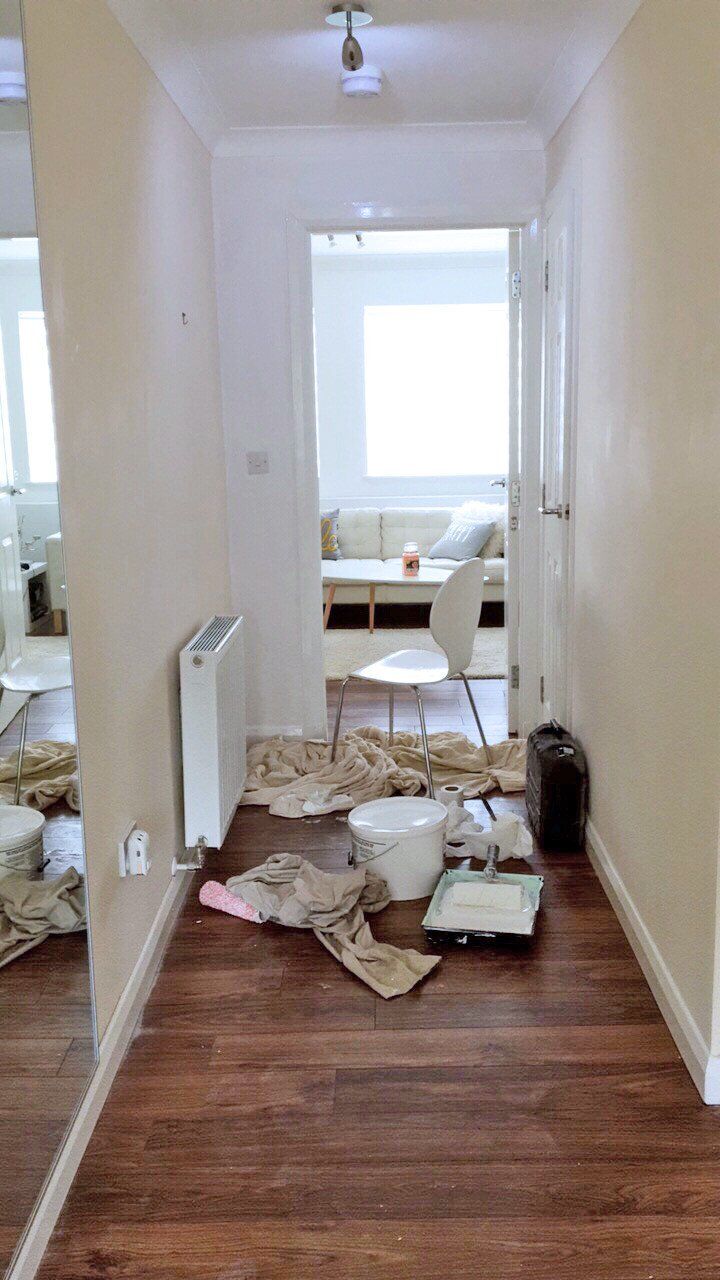 painting the hall is my life now