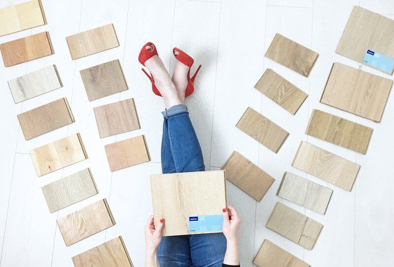choosing wood laminate floor samples