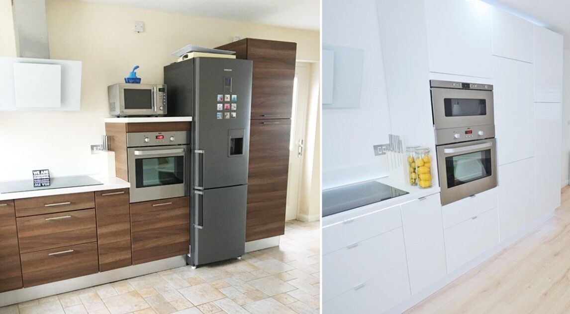 kitchen remodel: before and after