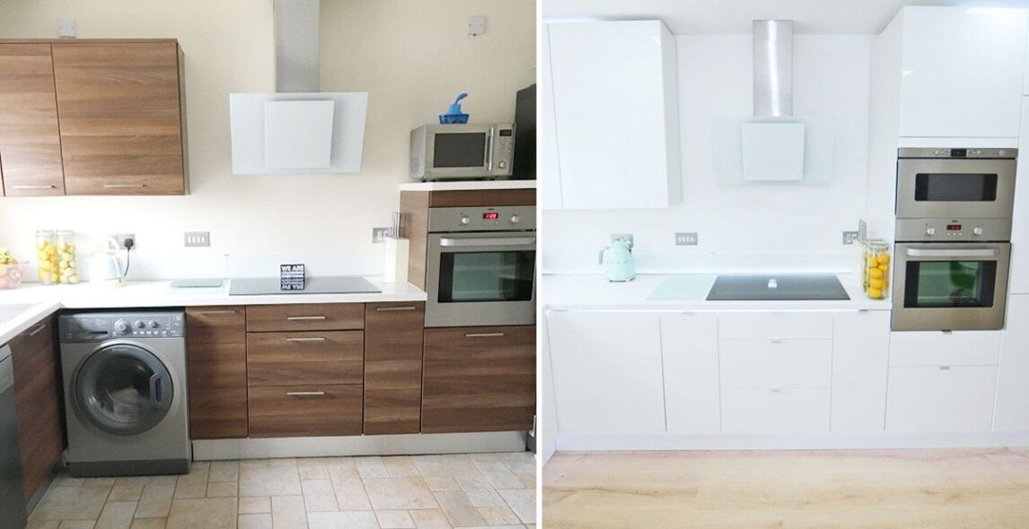 kitchen before and after
