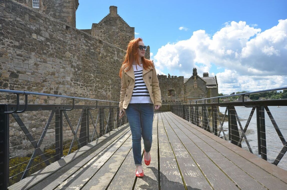 the pier at Blackness Castle, Scotland