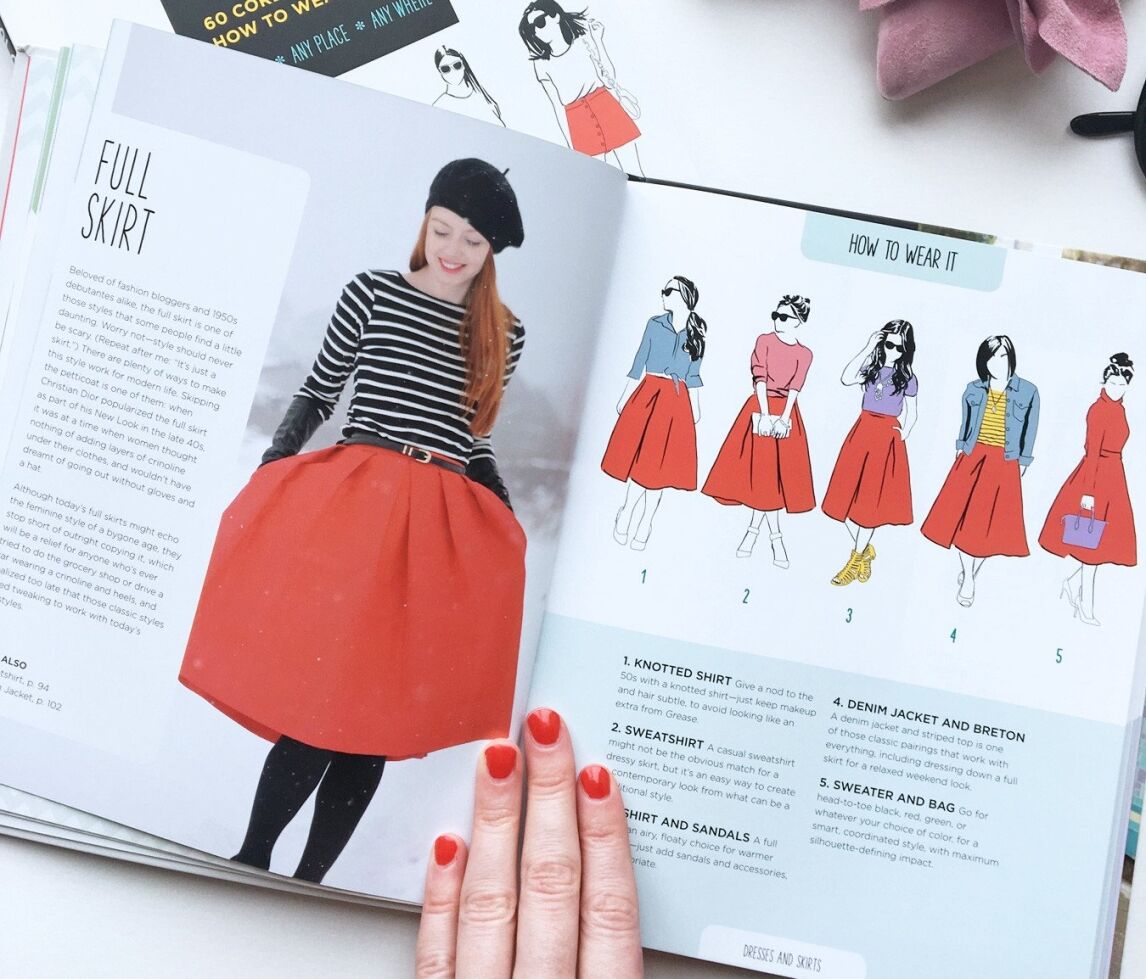 how to wear a full skirt five ways