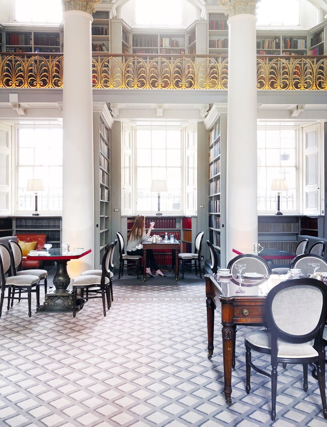 Afternoon tea at The Signet Library, Edinburgh
