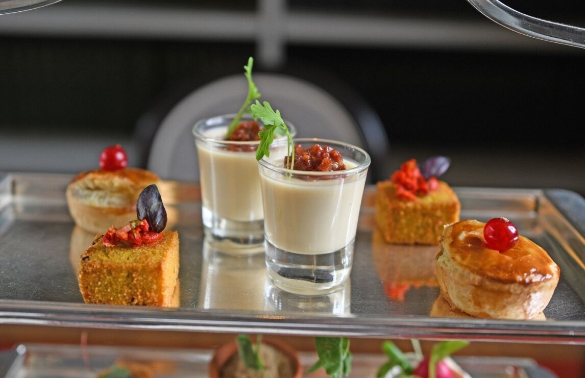 Afternoon tea at The Signet Library, Edinburgh