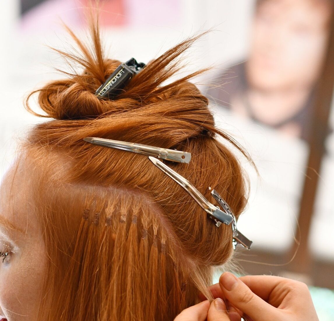 bonded hair extensions