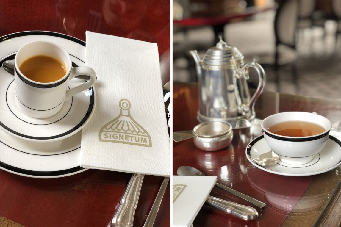 afternoon tea at The Signet Library, Edinburgh