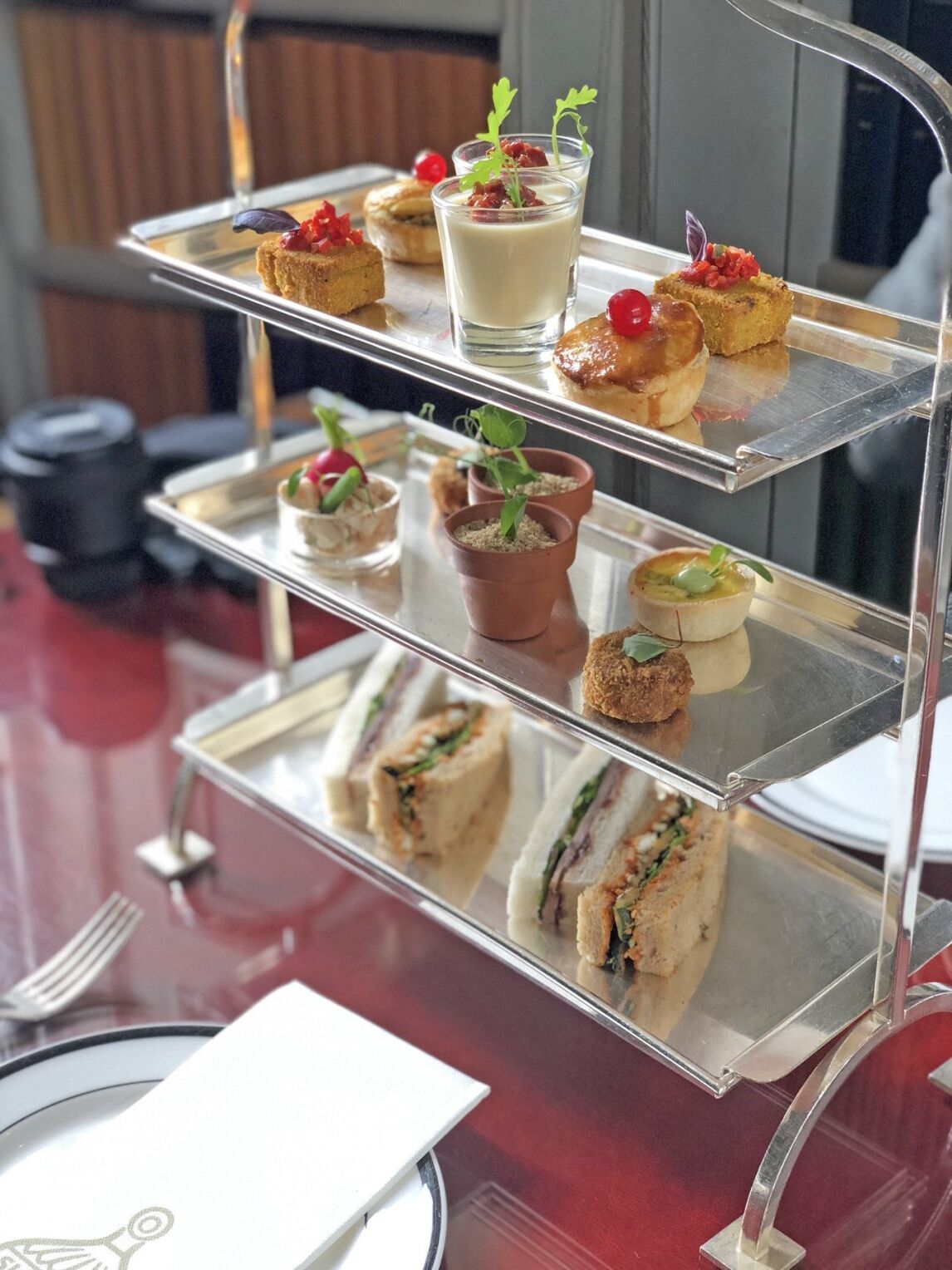 Afternoon tea at The Signet Library, Edinburgh