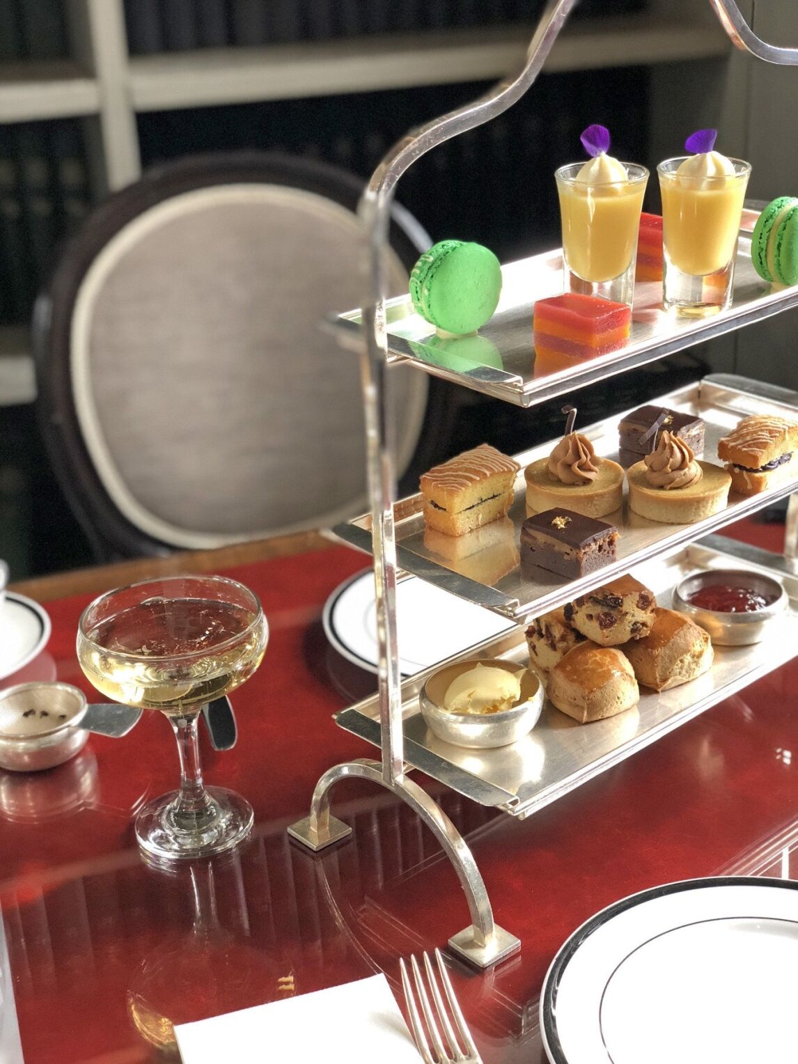 Afternoon tea at The Signet Library, Edinburgh