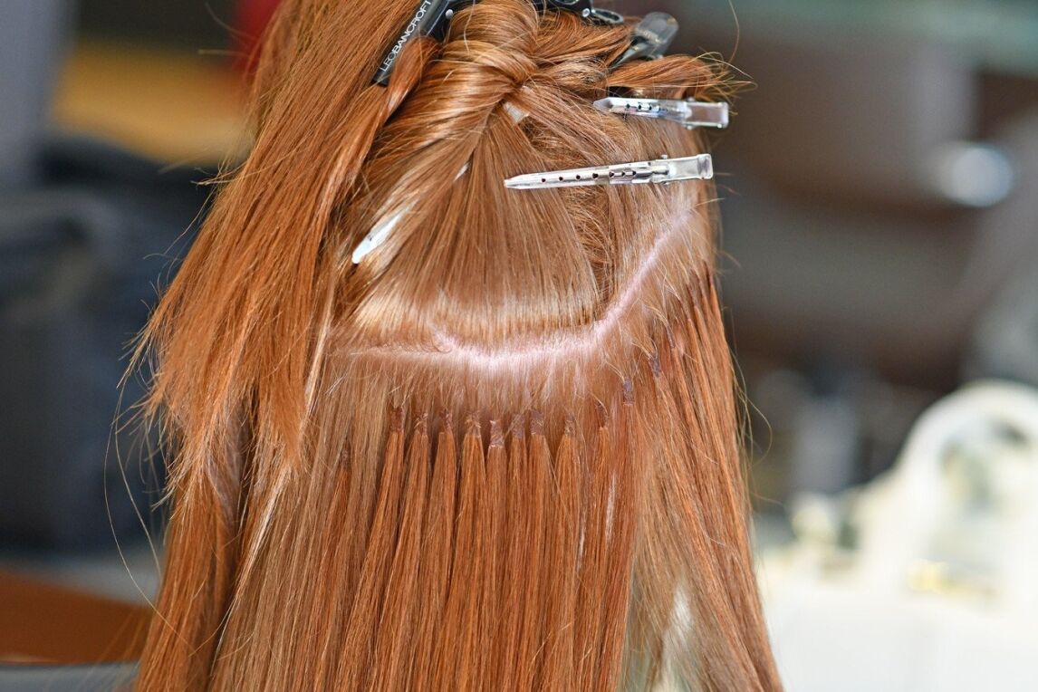 great lengths hair extensions on natural red hair