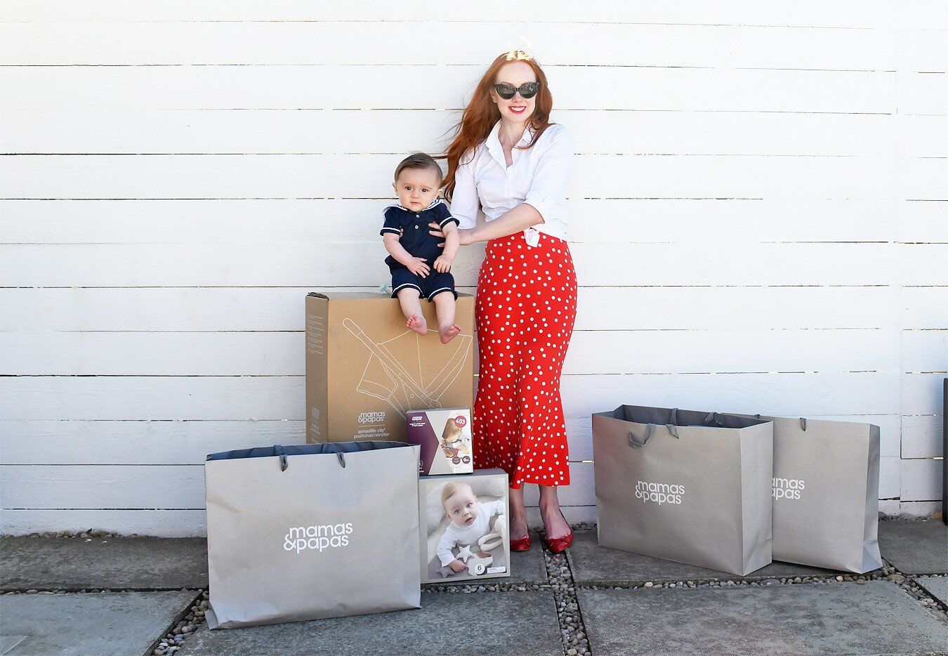 Trying out the personal shopping experience at Mamas & Papas, Edinburgh