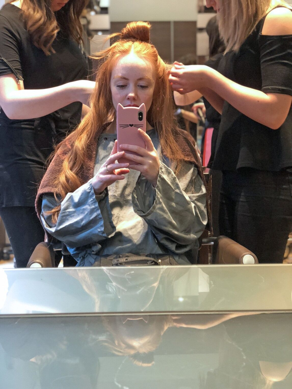 having Great Lengths hair extensions removed