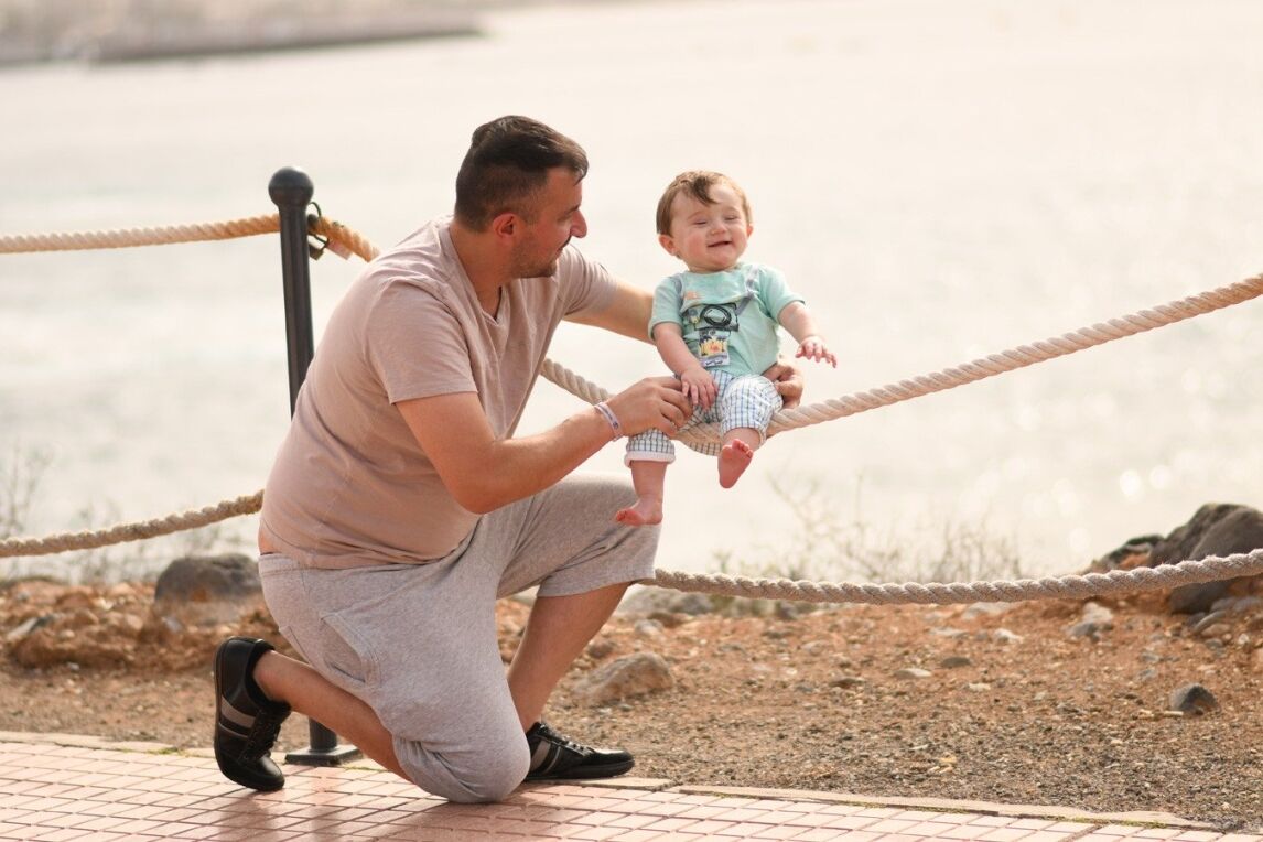 Max and Terry in Tenerife