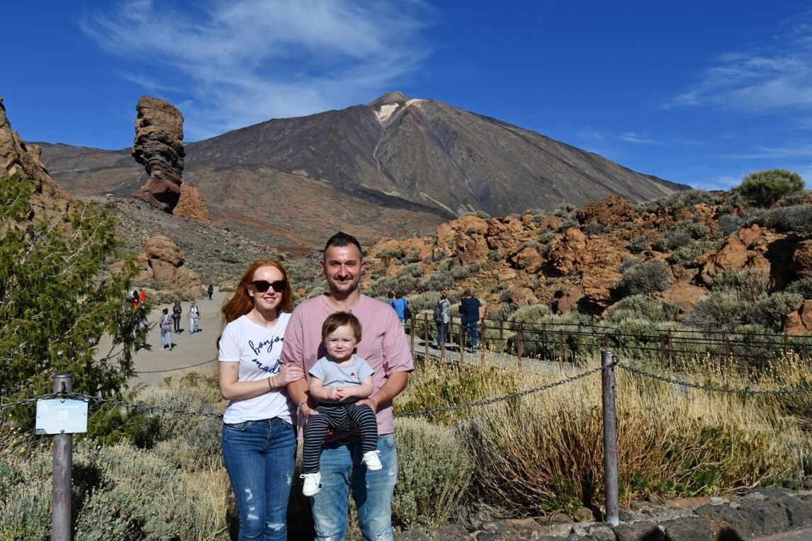 In front of Mount Teide, Tenerife