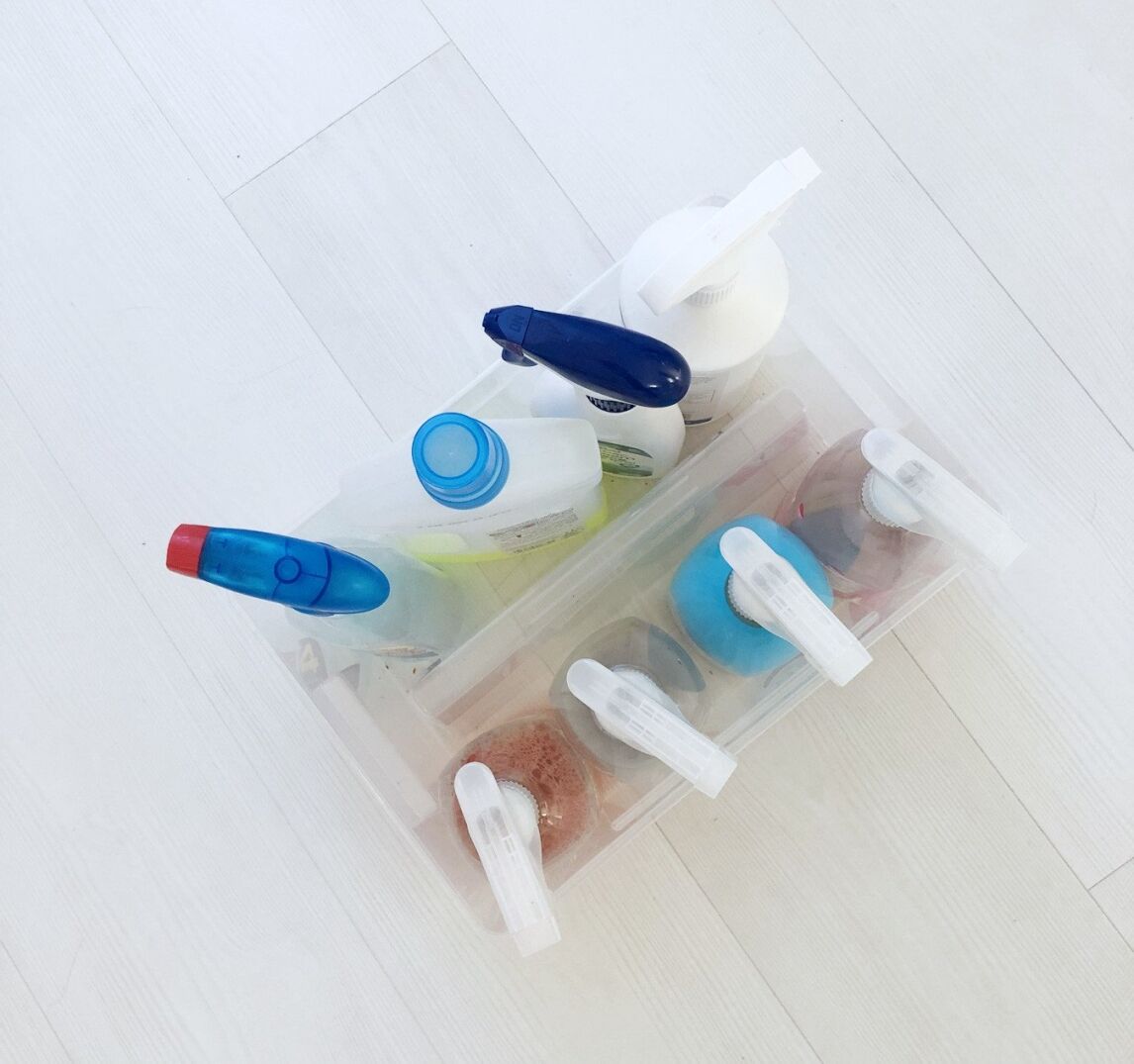 how to store your cleaning products