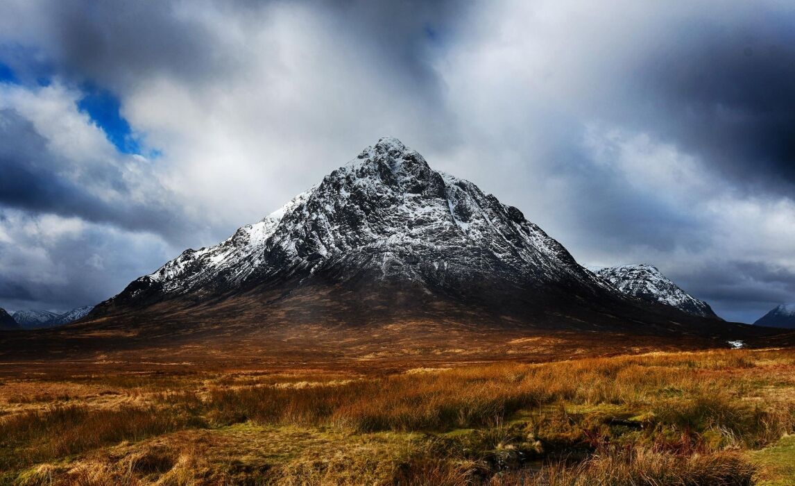 Glen Coe, Scotland in winter