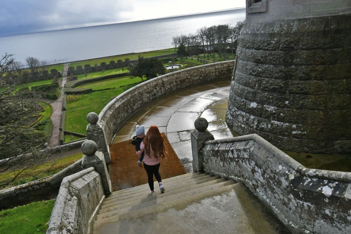 a rainy day in Scotland