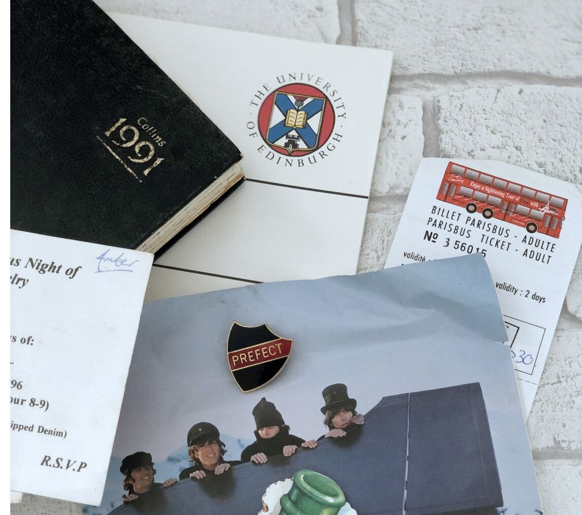 My dad found a box of my old stuff in the attic: here’s what was inside it…